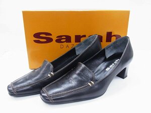 ■Sarah/サラ■　ヒール　パンプス　　黒　22 1/2 EE 　■ USED