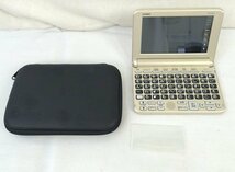 ☆☆CASIO カシオ　電子辞書　EX-Word　エクスワード　XD-SG6850　ケース付き　ゴールド系☆USED品_画像1