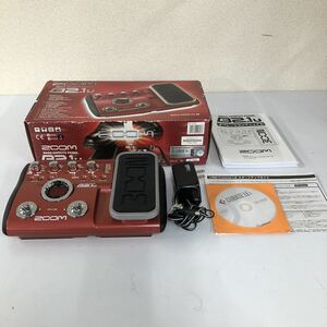 【B-2】 Zoom B2.1u BASS EFFECTS PEDAL 元箱付き 通電確認済 ズーム 付属品込 772-46