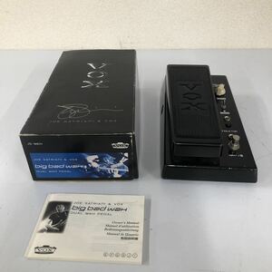 【B-2】 VOX Big bad wah JS-WAH ペダル 通電未確認 元箱付 説明書付 キズあり 中古品 1155-89