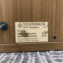 【Ic1】 TELEFUNKEN L71 2wayスピーカー 現状品 テレフンケン オーディオ 音響機器 1234-58_画像6