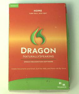 新品同様Dragon NaturallySpeaking Home 11 ニュアンス・コミュニケーションズドラゴンスピーチ