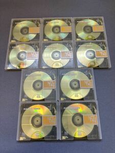 MD ミニディスク minidisc 中古 初期化済 DAISO ダイソー MASTER SERIES 74 イエロー 10枚セット 記録媒体 送料込み