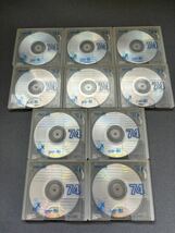 MD ミニディスク minidisc 中古 初期化済 マクセル maxell SXMD 74 10枚セット 記録媒体_画像1