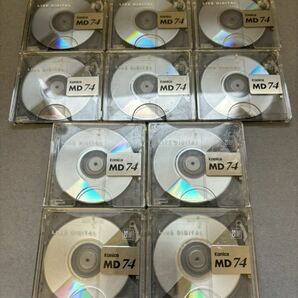 MD ミニディスク minidisc 中古 初期化済 Konica コニカ LIVE DIGITAL 74 10枚セットの画像1