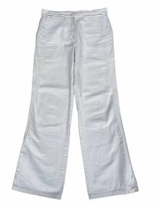 00s jil sander white denim pants zip raf simons collection archive vintage designer ジルサンダー