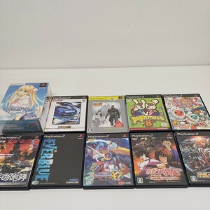 PS2ソフト10本セット PlayStation2 グラディウス ポップンミュージック ロックマンX この青空に約束を