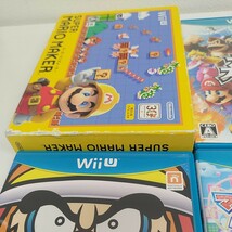 WiiU ソフト 10本セット 任天堂 マリオメーカー ペーパーマリオ スマブラ ヨッシーウールワールド ワリオ _画像4
