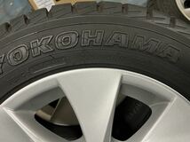 4本セット 225/60R17 99Q ヨコハマタイヤ ジオランダーi/T-S 2015年製 スタッドレスホイールセット 送料無料 アルファード ヴェルファイア_画像4