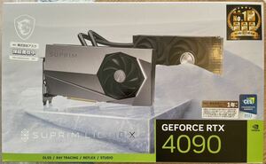 【新品未使用】GeForce RTX 4090 SUPRIM LIQUID X 24G