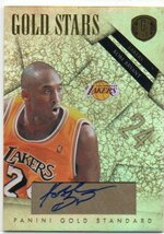 【Kobe Bryant】 2010-2011 Panini Gold Standard Gold Stars Signatures auto SP /24 24枚限定_画像1