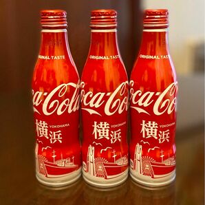 コカ・コーラ スリムボトル 250ml空き缶　コカコーラ ご当地ボトル 横浜市