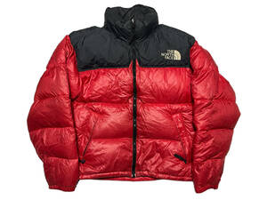 Mサイズ THE NORTH FACE ノースフェイス NF003AS NUPTSE JACKET ヌプシジャケット 赤 レッド