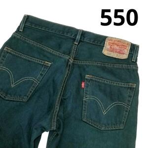 90's Levi's 550 relaxed fit カラーデニムパンツ