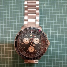 TAG Heuer タグホイヤー パイロット クロノグラフ 航空計算尺 クォーツ 530.306K メンズ腕時計 稼働品_画像1