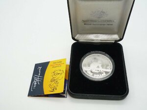 ★銀貨 オーストラリア 1ドル カンガルー 1oz プルーフ エリザベス シルバー 40mm ROYAL AUSTRALIAN MINT★/H