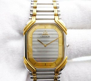 ■【難あり】SEIKO セイコー CREDOR クレドール 腕 時計 クォーツ 18KT 2F70-5480■/A