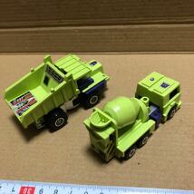 (1)古い　タカラ　TAKARA HASBROトランスフォーマー　TF tf JAPAN 1980.1984 5個セット 建設車_画像3