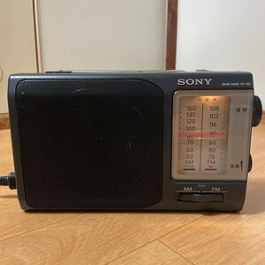 SONY ICF-801 FM/AMポータブルラジオ ソニー 動作品 