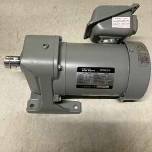 HITACHI THREE PHASE GEAR MOTOR 0.4kw 4POLE 新品未使用　日立モーター