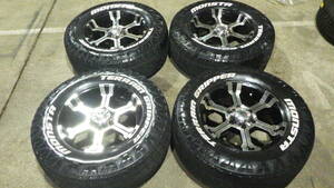 MKW　MK36 １７インチ　８J＋２５　１３９、７／６穴　２６５／７０R１７　モンスター　ホワイトレター！！激安売り切り！！