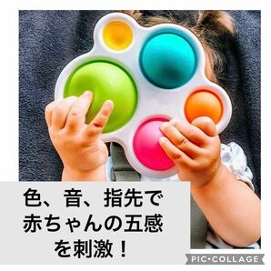 プッシュポップ バブル スクイーズ玩具 知育おもちゃ ポチポチストレス