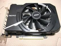 ★ MSI GeForce GTX 1660 AERO ITX 6G OC GDDR5 DVI HDMI DP NVIDIA ショートサイズ 動作品_画像1