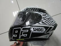 SHOEI X-Fourteen MARQUEZ 4　 フルフェイスヘルメット中古 美品です。マルケス 4 Mサイズ_画像3