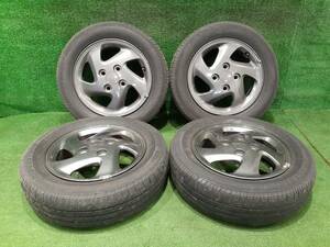 ENKEI SUBARU スバル 純正 アルミホイール 13x4J PCD100 4H OFF45 BRIDGESTONE ブリヂストン B391 155/65R13 売切!!