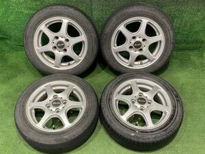 MANARAY マナレイ Reverline 13x4.5J OFF45 PCD100 4H BRIDGESTONE ブリヂストン ECOPIa NH100C 155/65R13 ゼスト等に 売切!!