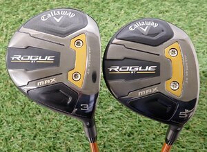 Callaway/キャロウェイ ROGUE/ローグ ST MAX/マックス 3/5W 15/18 TOUR/ツアーAD DI-6 S JP/日本仕様/国内正規 3ラウンド 中古