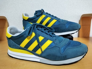 アディダス　ZX500　26.5cm US81/2 UCLA クリーニング済　ブルー×イエロー