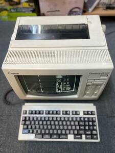 Canon Canoword α335J　 ブラウン管　ワードプロセッサー　動作品　中古　希少　昭和レトロ