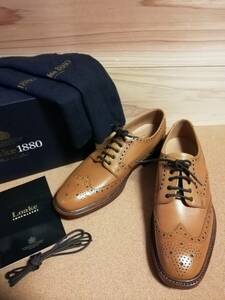 【新品未使用】Loake 最高級1880 ローク CHESTER　8 1/2　イギリス製 ウイングチップ メダリオン 英国製 27.0 靴 (検索用：トリッカーズ)