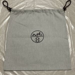 エルメス　保存袋　32×31 ヘリンボーン L 3 布袋 巾着袋 袋 HERMES 