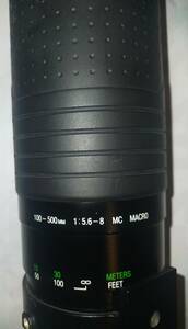 ★COSIMA★100-500mm★1:5.6-8.0 MC MACRO★径67mm PK-A/R★中古美品★