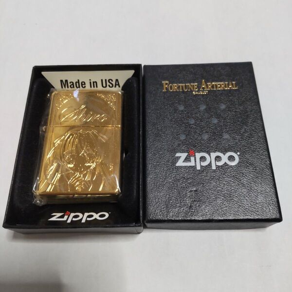 FORTUNE ARTERIAL 東儀白 ZIPPO ver2.gold limited ジッポー 　C79グッズ　Zippo