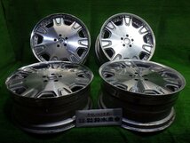 中古 22インチ 22×9J/10J 5穴 ワーク LS507 社外 アルミホイール 4本セット LS406用 ジャンク品_画像1