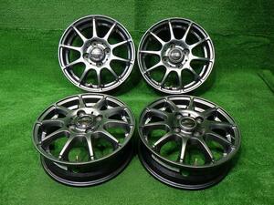  used non-genuine wheel aluminium 13 -inch 4.00B 4 hole 4ps.@100