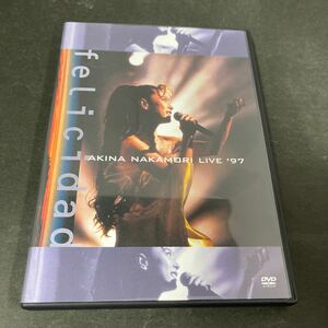 ● 中森明菜 felicidad DVD 中古品 ●