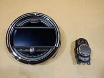 【山形 酒田発】中古 BMW ミニ LDA-XN15 カーナビゲーション BMWミニ F56? F55?純正 ナビ操作スイッチ付 通電確認のみ ◆説明欄要確認◆_画像1