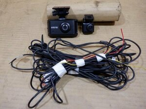 【山形 酒田発】中古 ドライブレコーダー前後2カメラセット コムテック ZDR-035 GPS FullHD 1080P ハーネス付 未テスト ジャンク品