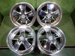 【山形　酒田発】中古 ホイール　ESTATUS　19×8.5Ｊ+32　19×8.5Ｊ+45　PCD114.3/5H　ハブ径約70mm　※状態要確認※