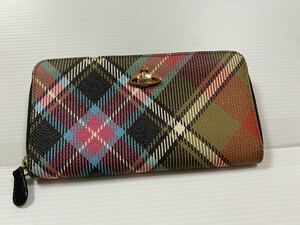 Vivienne Westwood ヴィヴィアンウエストウッド 財布 長財布　中古　美品　グッズ　財布　ラウンドファスナー　ラウンドジップ