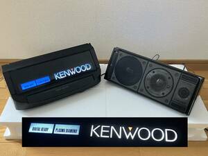最高級モデル KENWOODケンウッド KSC-8000 箱型スピーカー インジケーター点灯 背面イルミLED化 ラバーエッジ交換 当時物