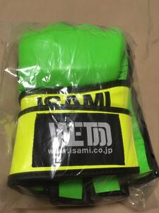 ISAMI（イサミ）、ウォッシャブルオープンフィンガーグローブ、メンズＭ、新品