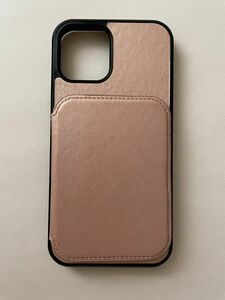 iPhone iPhoneケース カバー　手帳型　カードケース付き　iPhone12 Pro 名刺入れ　ピンク
