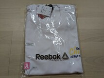 □ 3L 半袖シャツ リーボック Reebok 体操服 SPORTS 体操着 部活用に 日本製 半袖Tシャツ 高等学校 半袖シャツ クルーネック_画像1