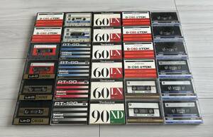 National RT, Technics LN, XD, Lo-D SX, DL, TDK D, OD, RAKS HD-XI 録音済 カセットテープ 30本