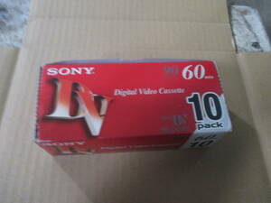 未開封 SONY 90LPモード 10本パック 60min ミニDVカセット デジタルビデオカセット digotal video cassette